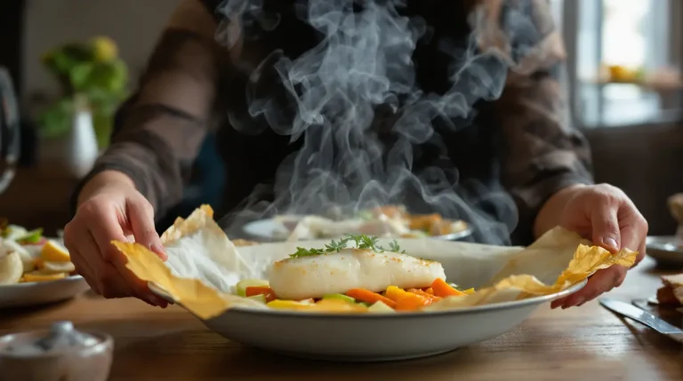 Cabillaud en papillote aux légumes de saison : fondant, parfumé et léger, prêt en 12 minutes Cabillaud en papillote aux légumes de saison : fondant, parfumé et léger, prêt en 12 minutes