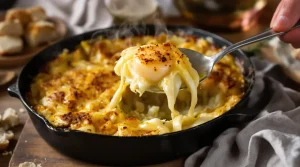 Gratin poireaux–Saint-Jacques : si simple à préparer, mais digne d’un repas de fête, voici pourquoi