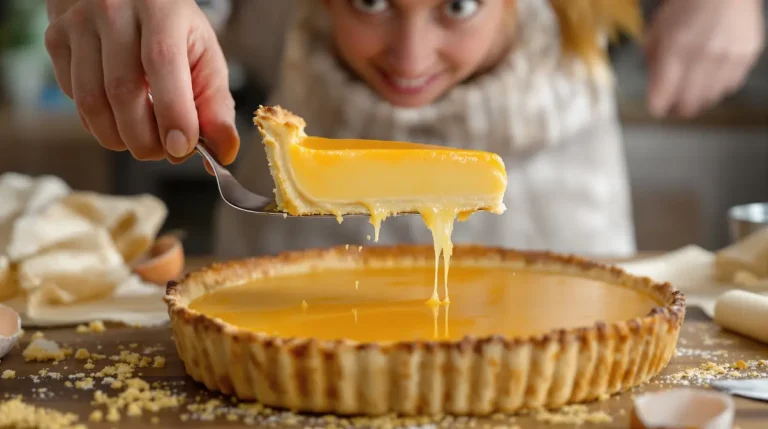 Plus rapide qu’un flan et aussi savoureuse qu’en boulangerie : j’ai ma tarte fondante express