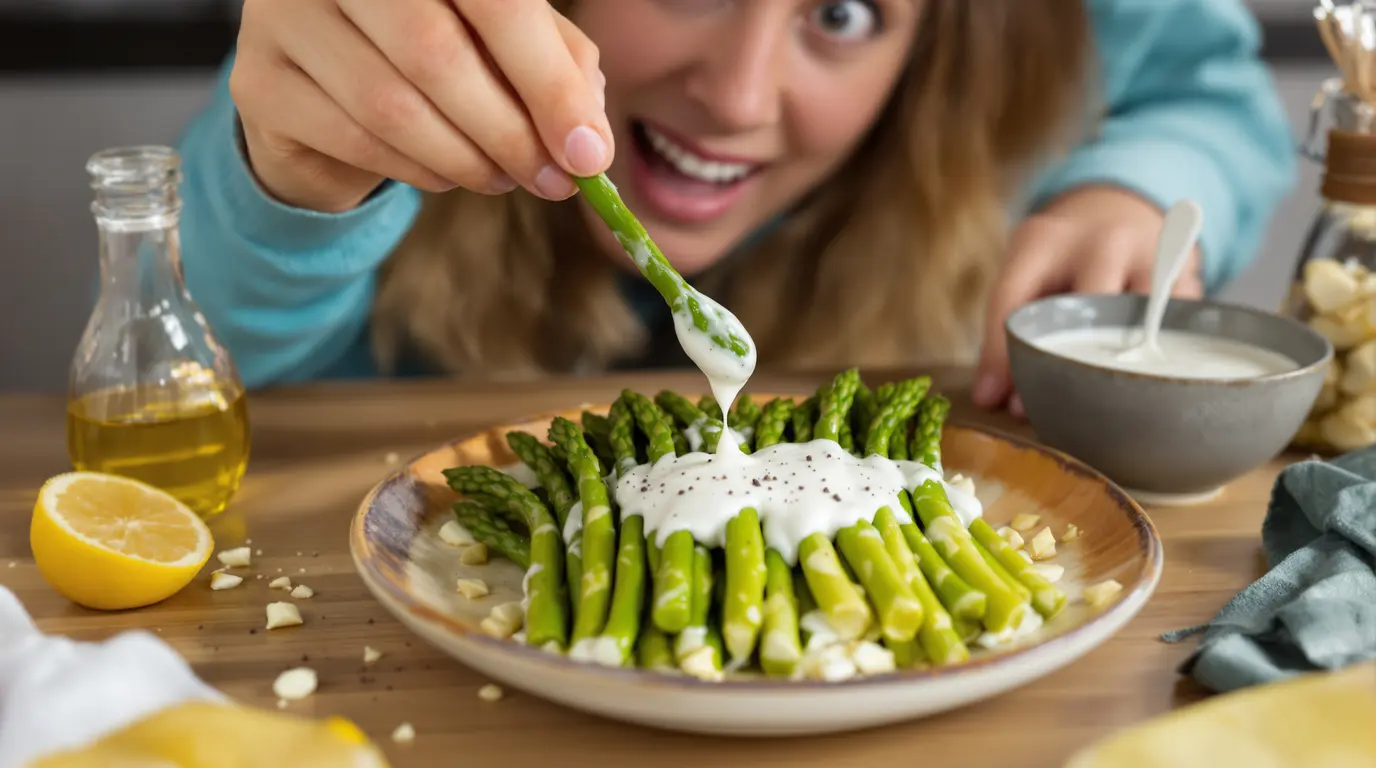 Cette sauce légère prête en 2 minutes est idéale avec les asperges : voici pourquoi Cette sauce légère prête en 2 minutes est idéale avec les asperges : voici pourquoi