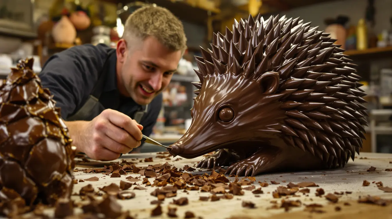 « Je ne viens pas travailler, c’est un jeu » : quand les sculpteurs subliment le chocolat en créations « Je ne viens pas travailler, c’est un jeu » : quand les sculpteurs subliment le chocolat en créations