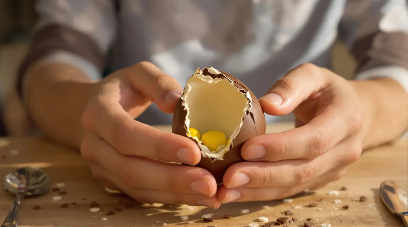 Kinder Surprise : la vraie utilité de la capsule jaune dans l’œuf en chocolat surprend encore Kinder Surprise : la vraie utilité de la capsule jaune dans l’œuf en chocolat surprend encore