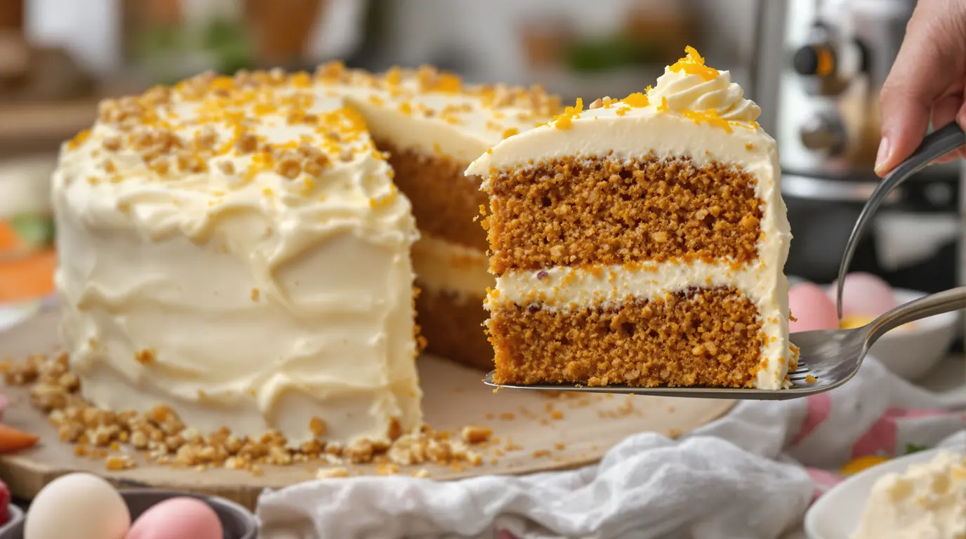 Moelleux, épicé et ultra gourmand, ce carrot cake à l’Airfryer devient le dessert préféré de Pâques Moelleux, épicé et ultra gourmand, ce carrot cake à l’Airfryer devient le dessert préféré de Pâques