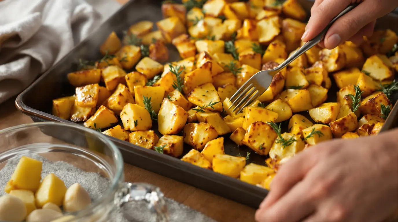 Pommes de terre au four : l’astuce simple que j’utilise pour les rendre bien croustillantes à tous les coups Pommes de terre au four : l’astuce simple que j’utilise pour les rendre bien croustillantes à tous les coups